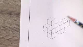 Isometric Llama Stackable Cubes with Negative Space on Graph Paper [upl. by Marko]