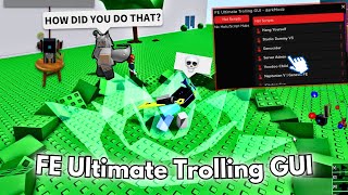 Roblox FE Ultimate Trolling GUI Script 🔥 INSANE BEST Roblox UTG Trolling amp Sus😳 Scripts GUI⭐2023 [upl. by Nahtnaoj]