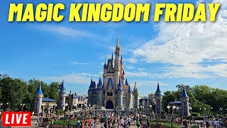 🔴 LIVE Magic Kingdom Friday for rides shows and the parades at Walt Disney World 7192024 [upl. by Aderf]