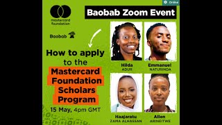 How to Apply to the Mastercard Foundation Scholars Program [upl. by Ingemar]