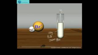 Test for Halide Ions  3D animation Ppt formation at SURFACE and ATOMIC LEVEL [upl. by Alleciram]