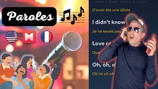 Afficher et traduire les paroles dune chanson sur YouTube Spotify Amazon Music [upl. by Horton]