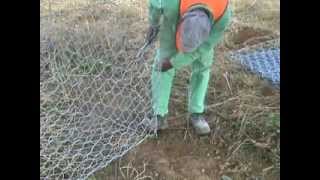 Gabion Installation Video [upl. by Shiri]