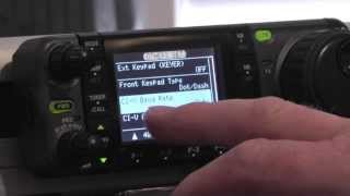 Icom 7000 Menu Settings Turbo Tuner for Icom Radios mobile to Rig Blaster base digital [upl. by Holihs]