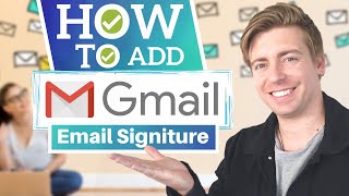 How to Add Email Signature in Gmail 2021 [upl. by Henson926]