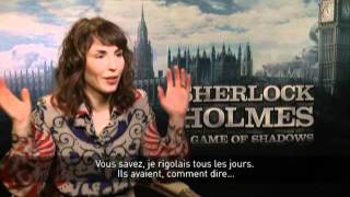 Interview Noomi Rapace  Sherlock Holmes 2 jeu dombres VOST  Cine90fr [upl. by Oigile980]