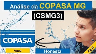 Análise da COPASA MG  Água  Esgoto CSMG3  Analise Honesta de toda as ações da Bolsa de Valores [upl. by Kampmeier]