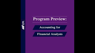 Accounting for Financial Analysts 📊 [upl. by Wennerholn]