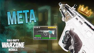 EL SUBFUSIL META 1 RAM 9 Warzone Mobile Multijugador Gameplay [upl. by Haramat605]