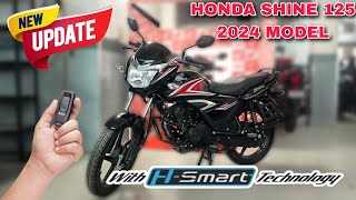 Honda Shine 125 New Model 2024 Review  New Features  Price  Mileage  Top Speed  A2R motoride [upl. by Mont419]