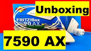 AVM FRITZBox 7590 AX  Unboxing [upl. by Eivets]