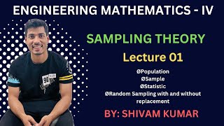 01Sampling theory Population Sampling Statistic Random Sampling with and without replacement [upl. by Aleil323]