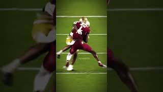 Kentron Poitier with a nasty juke and touchdown😳 shorts [upl. by Tlihcox]