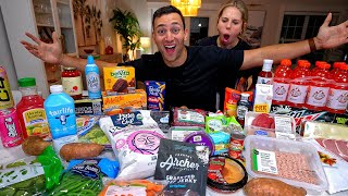 Massive High ProteinLow Calorie Grocery Haul  Quick Meal Prep Recipes [upl. by Tadeo152]