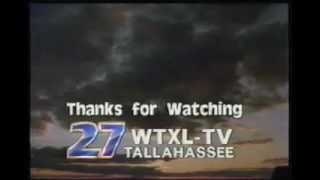 WTXL 27 SignOn Summer 1992avi [upl. by Neehahs]