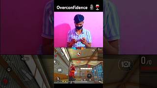 Overconfidence impossible 🗿🍷foryou freefire short [upl. by Airamzul]