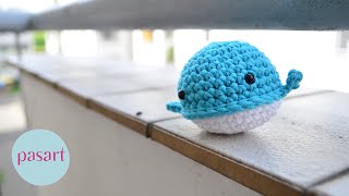 Jak zrobić wieloryba na szydełku Kurs amigurumi dla początkujących  pasartpl [upl. by Bronez157]