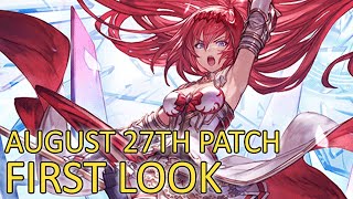 My First Look Into August 27th Patch  Including AlexielBrodia FLB 【Granblue Fantasy】 [upl. by Anirdua323]