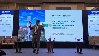 Gayan Koralage Presentation at TowerXchange Meetup Asia 2023 [upl. by Yeltihw]