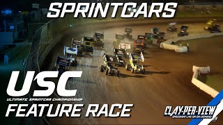 Sprintcars  Ultimate Sprintcar Championship  Toowoomba  2nd Nov 2024  ClayPerView [upl. by Aynat]