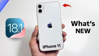 iOS 181 On iPhone 11  What’s New on iPhone 11 iOS 181  Top New Features iPhone 11 [upl. by Eikcim688]