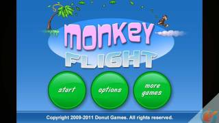 Monkey Flight  iPhone Gameplay Video [upl. by Hock]