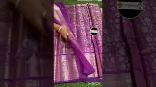 2300 lavender semi Benarasi kanchipuram pattu sarees ph8523844182 [upl. by Gleda380]