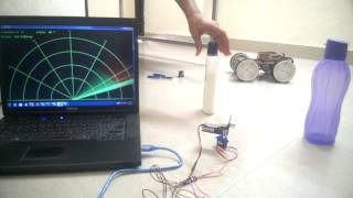 Radar using Arduino amp Processing [upl. by Kevon462]