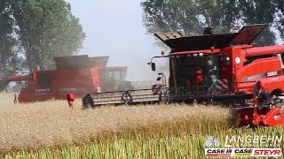 Langbehn Landmaschinen Vorführtour 2014 mit 2 Case 8230 und 6130 Mähdrescher [upl. by Uriisa]