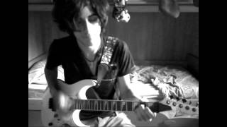 vasco rossi sto pensando a te guitar cover [upl. by Hooge103]