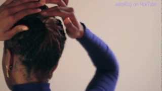 Easy Loose Twists UpDo on Natural Hair [upl. by Alissa]