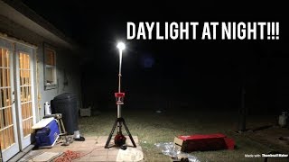 Milwaukee M18 Rocket Tower Light Review [upl. by Atikan]