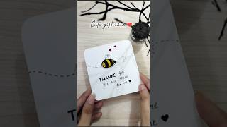 Cute gift idea❤️🐝✨shorts youtubeshorts viralvideo trendingshorts craft giftideas diy artist [upl. by Anialahs294]