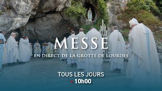 Messe depuis la Grotte de Lourdes  02112024 [upl. by Abdul681]