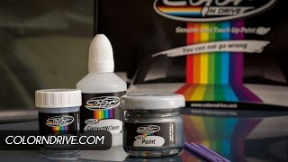 Color N Drive  BMW 3 Series Arctic Metalic  A34  Car Paint Chip Repair [upl. by Bela288]