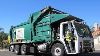 Waste Management Garbage Trucks of San Diego [upl. by Soloma]