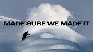 Heli Snowboarding in Haines Alaska MADE SURE WE MADE IT [upl. by Osrit]