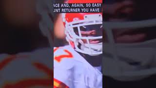 Mecole hardman good return football chiefs 49rs [upl. by Elery578]