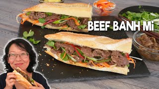 Beef Banh Mi The Ultimate Vietnamese Sandwich [upl. by Conlin]