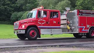 Giant Firemens Parade 2024  Williamstown NY [upl. by Leesen]