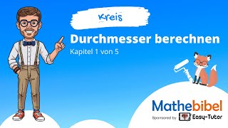 Kreis ► Durchmesser berechnen aus Radius [upl. by Ynnij]