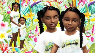 Sims 4 CreateASim Sisters 👯‍♀️ [upl. by Rafaelita]