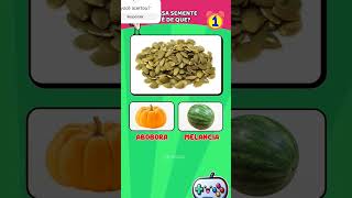 Qual a fruta pela semente quiz quizdesenhos quiztime quizinteligente [upl. by Howzell]