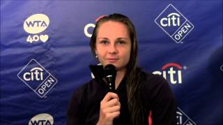 Magdalena Rybarikova A 1 on 1 With Citi Open Repeat Champ Washington 2013 [upl. by Rue500]