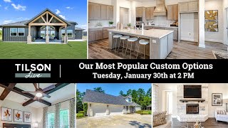 Tilson Live Our Most Popular Custom Options  January 30 2024 [upl. by Ariamoy]