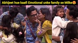 Abhijeet sawant family in Bigg Boss😍  Family in bigg boss marathi season 5 [upl. by Nosmoht398]