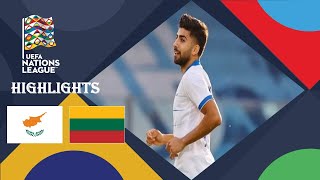 Cyprus vs Lithuania Highlights  Nations League 2024 [upl. by Levana]