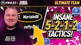 FIFA 22  INSANE 5212 CUSTOM TACTICS  PLAYER INSTRUCTIONS [upl. by Eziechiele]