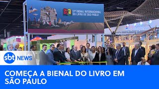 27ª Bienal do Livro começa em São Paulo  SBTNewsnaTV 060924 [upl. by Kristian318]