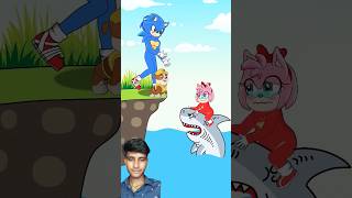 Sorry Dog Sonic is forced to do so to save baby amy  😥 shorts animation story [upl. by Ariaec314]